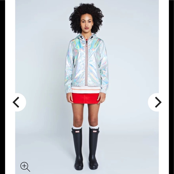 Hunter Silver Iridescent Women's Jacket - Picture 2 of 10